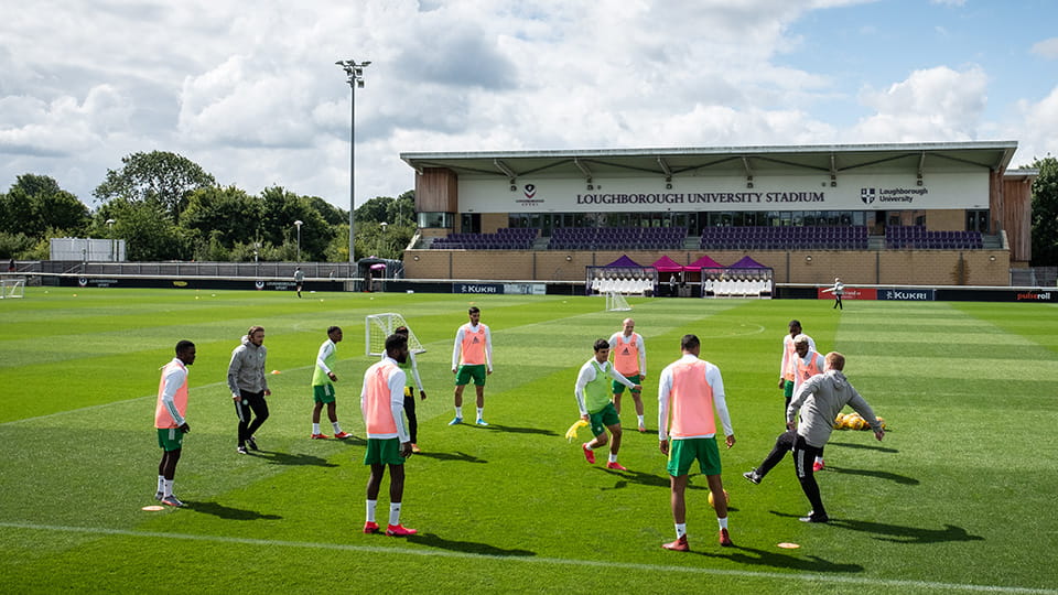 A groiProfessional football players