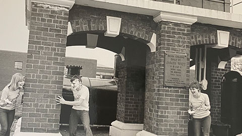 1982 Swim Team at Rag Week