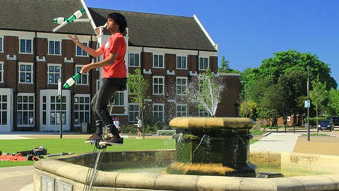 2008 Unicycle Practice