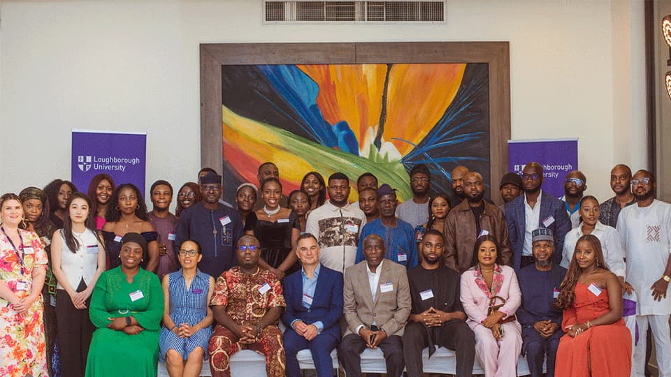 Loughborough alumni and staff at an alumni and offer-holder event on Saturday 15 June at BluCabana Restaurant & Café in Abuja, Nigeria