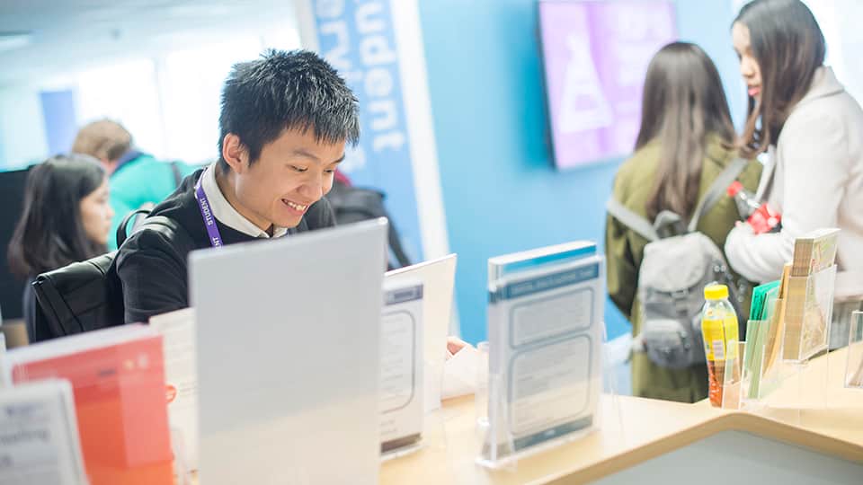 students at the London campus