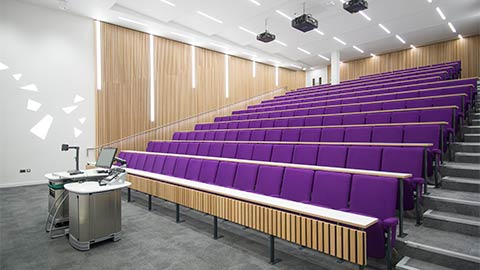 Loughborough University London lecture theatre