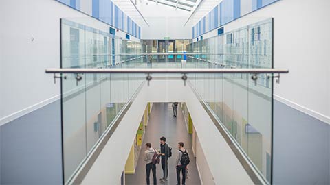 Inside the Loughborough University STEMLab building