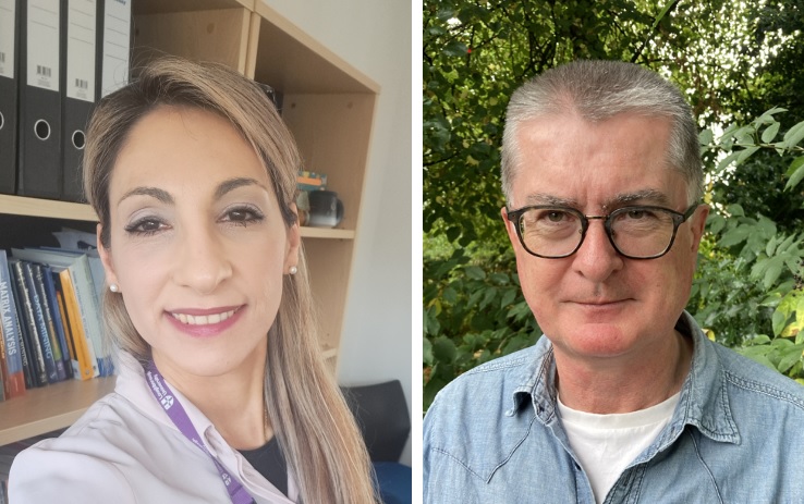 Professor Georgina Cosma and Professor Patrick Waterson headshots.