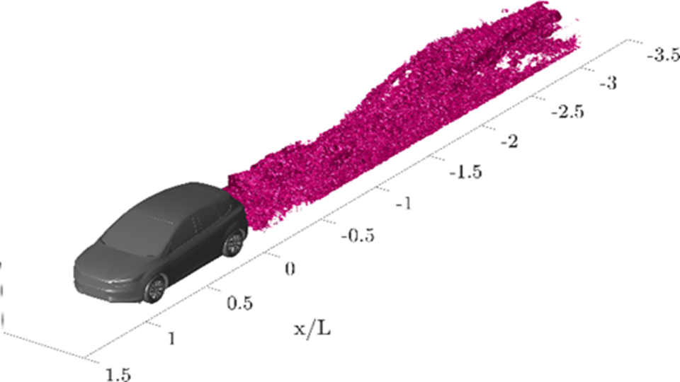 Data picked up during testing allowed academics to measure downstream of the moving vehicle.
