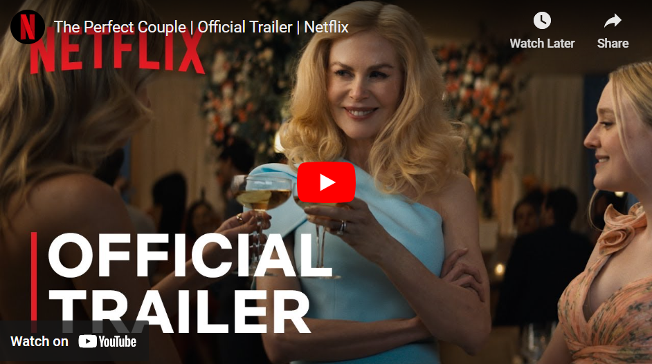 Screenshot from the Netflix show The Perfect Couple