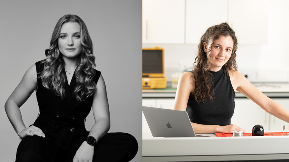 Sri Hollema and Katie Michaels - Loughborough Design School graduates