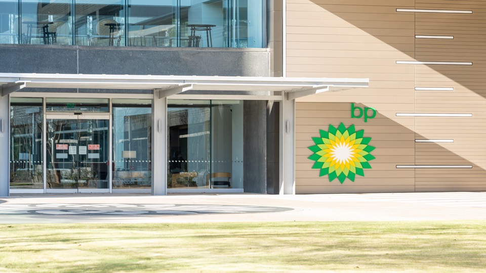 An image showing a BP office in the USA.