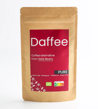 Rahaf's alternative coffee product made from roasted date seeds
