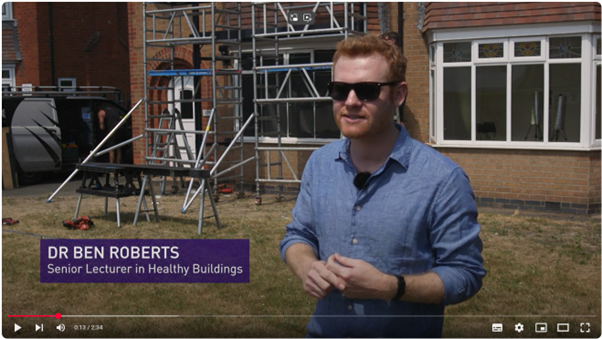 Dr Ben Roberts talks about the Loughborough test houses and how to keep your home cool