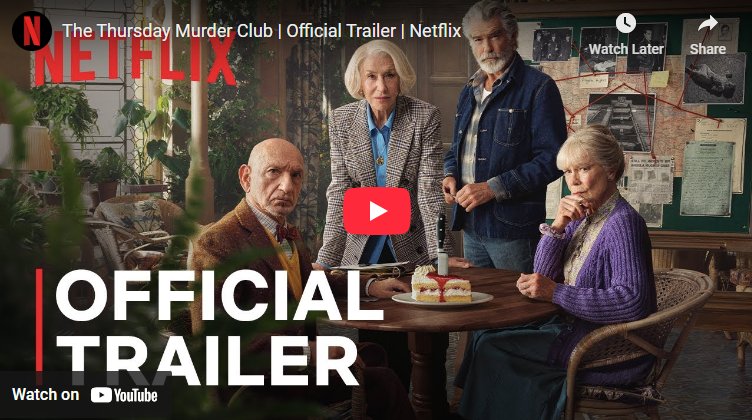 The cast of the Thursday Murder Club