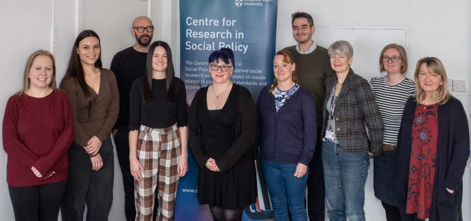 The team at Loughborough's Centre for Research in Social Policy
