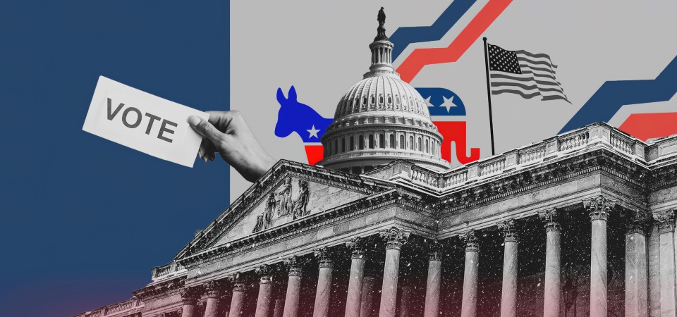 The Capitol building in the US