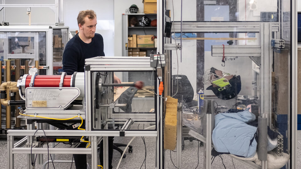 head injury prevention research being carried out at the sports technology institute