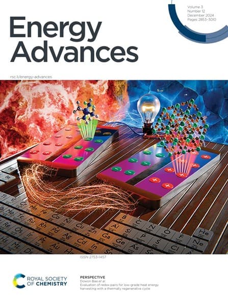 Front Cover for RSC Energy Advances