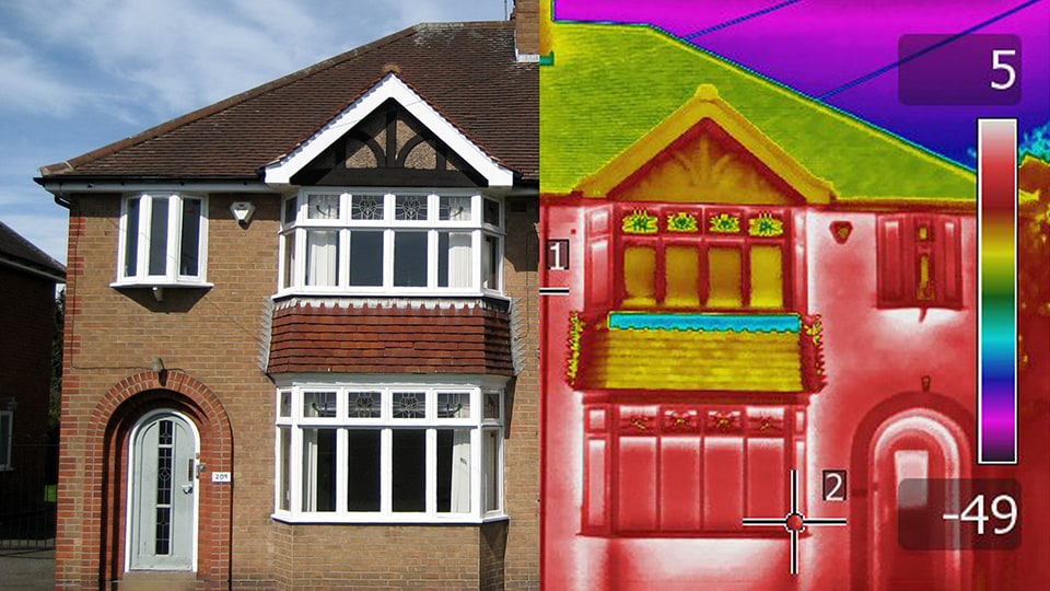 Heat loss in a house