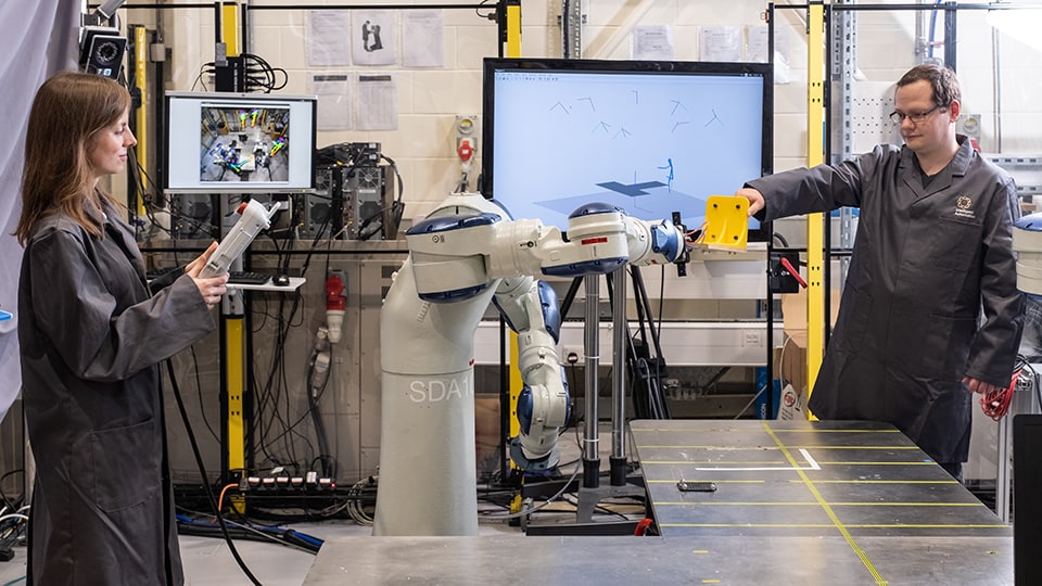 Intelligent automation robotics being tested