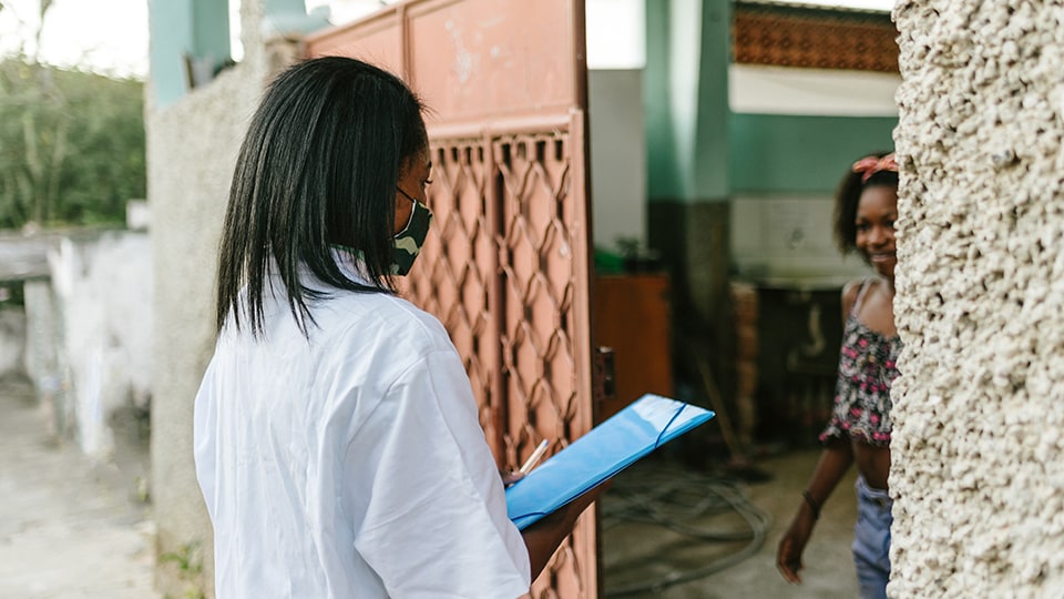 Home health care visit in Brazil