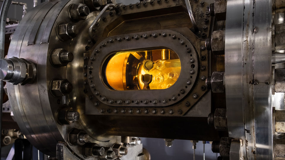 Close up of an NCCAT test cell