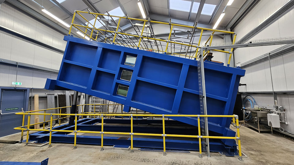 A photograph of the NESS facility