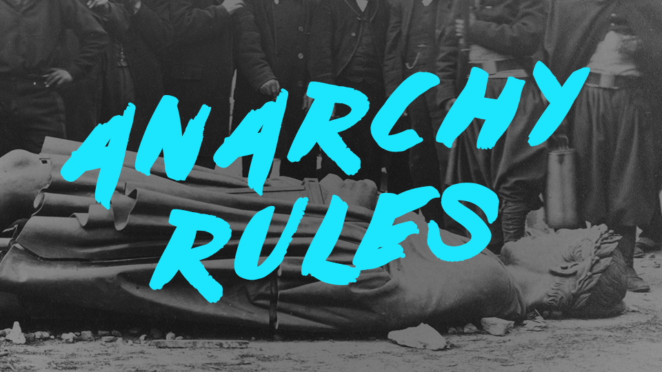 Statue toppled by nineteenth century protesters