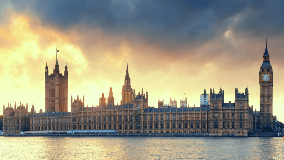 Photograph of the Houses of Parliament, London