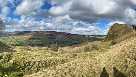 A landscape view of the National Park in the Peak District