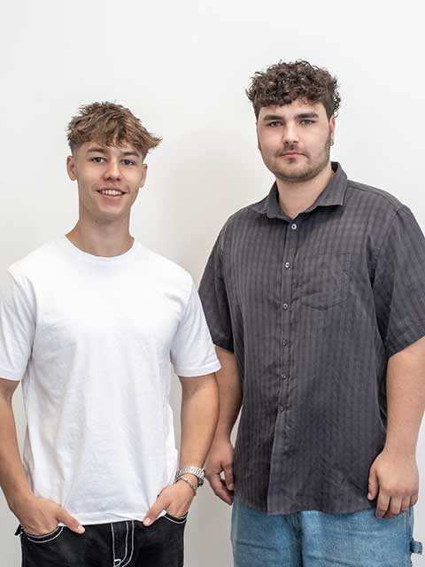 Angus Todd and Charlie Kilner