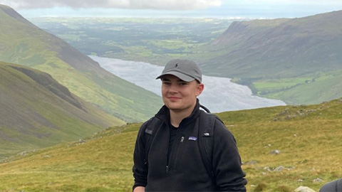 Oliver in lake district
