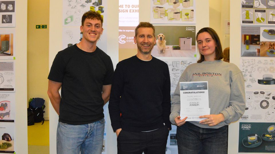 Phoebe Harrison accepting 1st place from Joseph Joseph