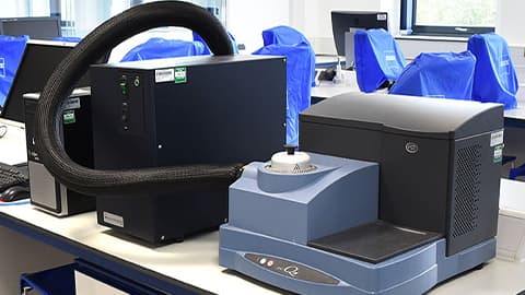 materials equipment on benchtop