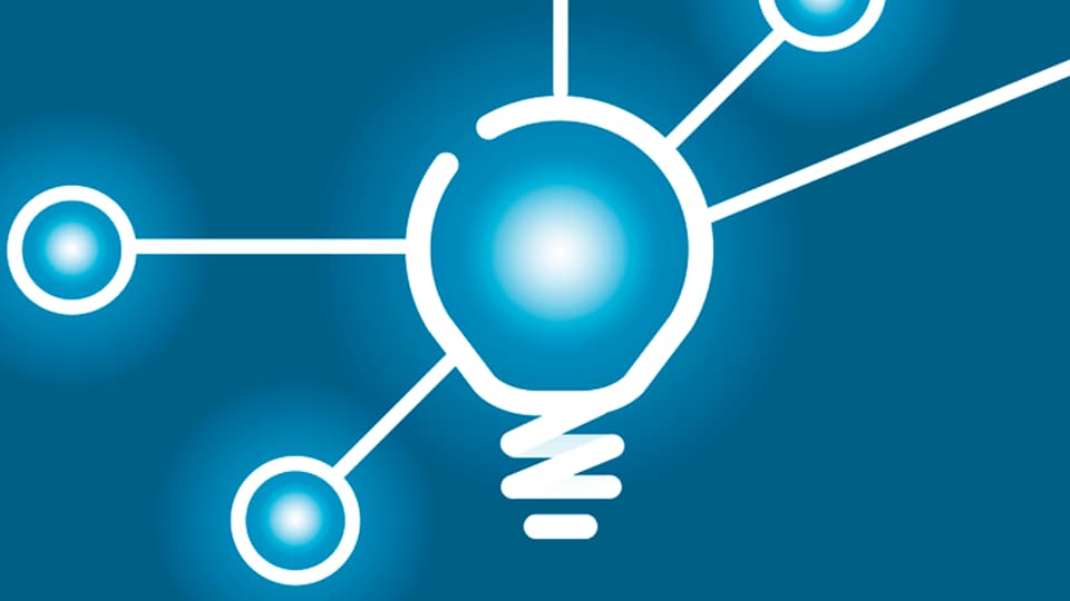 a drawing of a light bulb