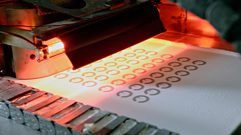 Close up of 3d printer