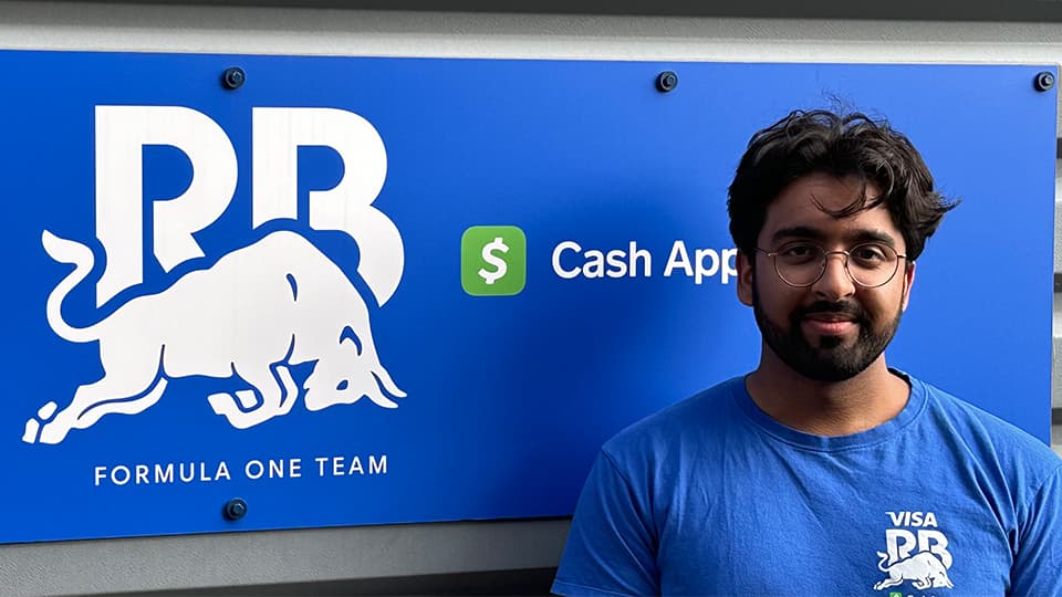 Hishaam stood against Red Bull Formula 1 team advertising