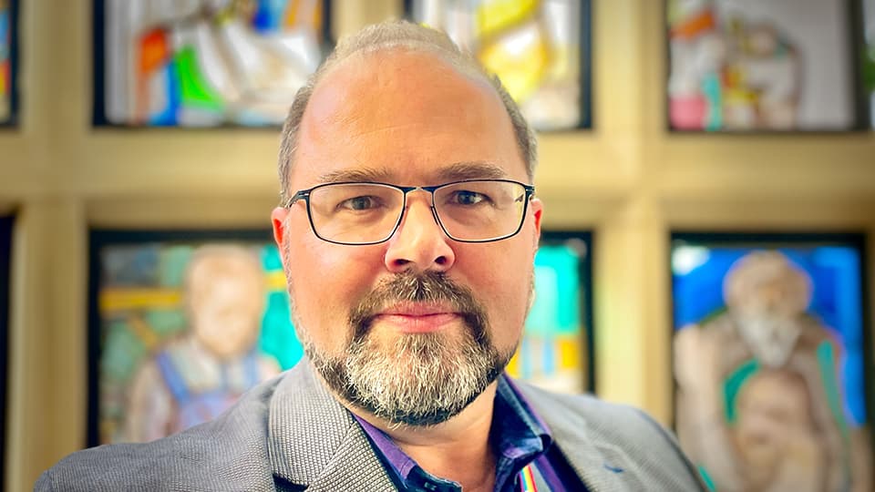 A portrait style photograph of Massimiliano Zecca