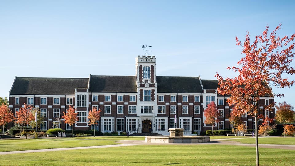 the Hazlerigg building in Autumn