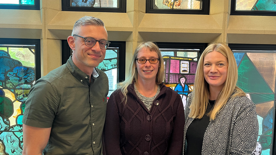 Marco Pino, Catherine Armstrong, and Emma Richardson