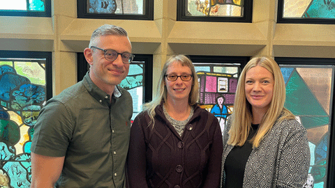 Marco Pino, Catherine Armstrong, and Emma Richardson