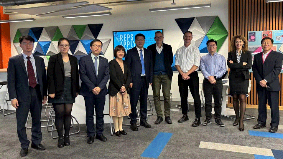 Delegates from Wuhan University