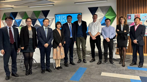 Delegates from Wuhan University