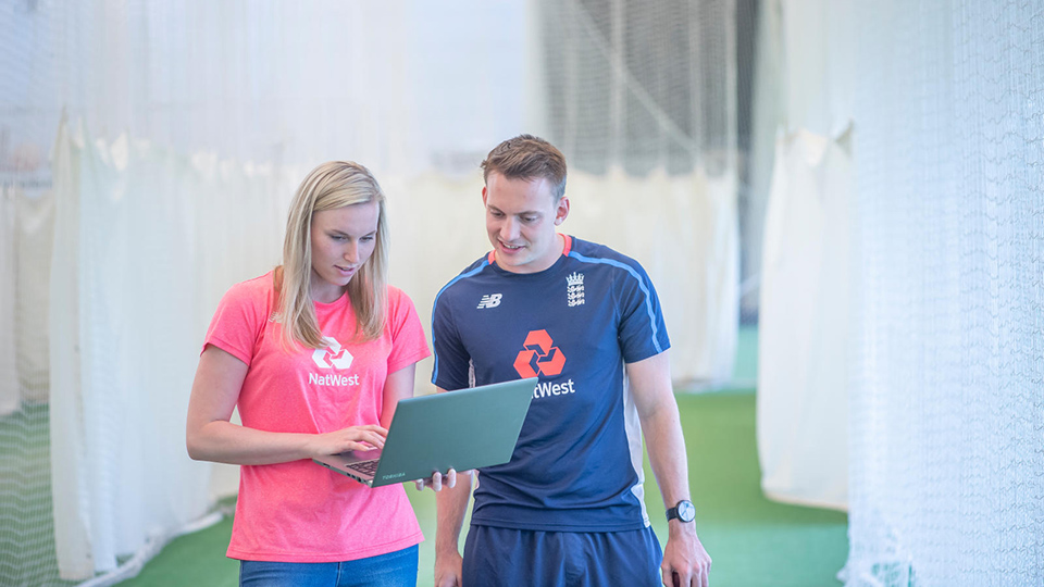 Students undertaking research in the gait lab