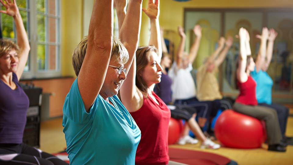 older people exercising