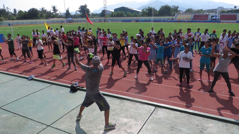 A dance class. Photo credit: Sport Impact