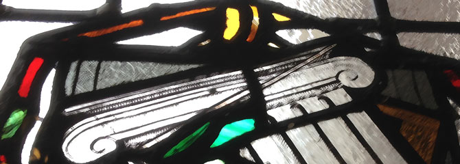 Stained glass for section 14