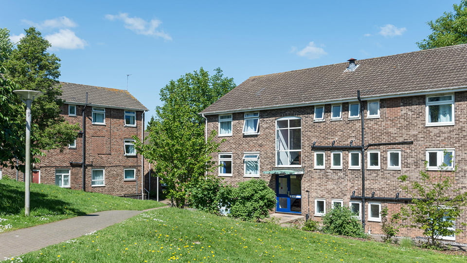 Social catered hall of residence Cayley on Loughborough University campus