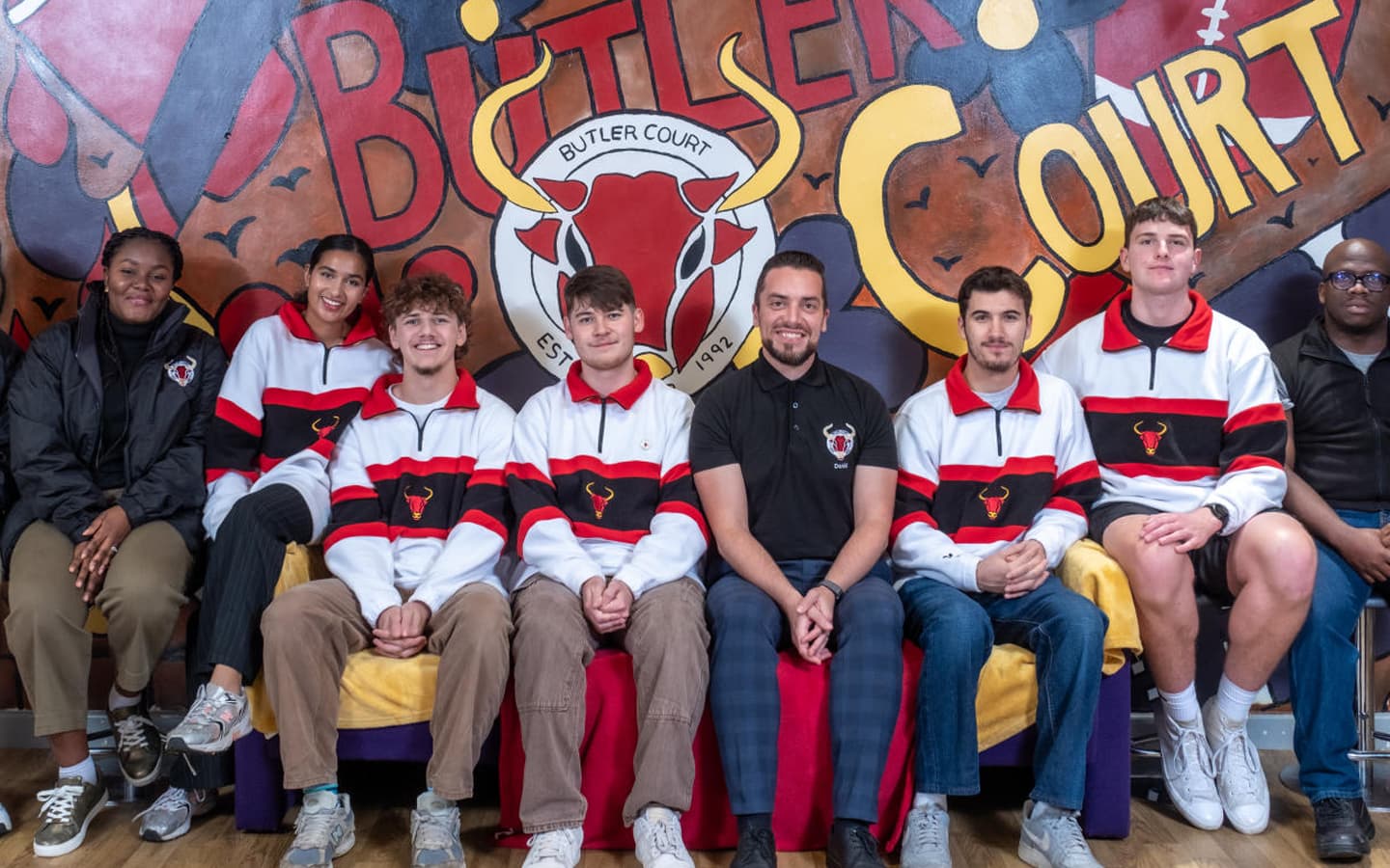 Butler Court committee posing for a photo