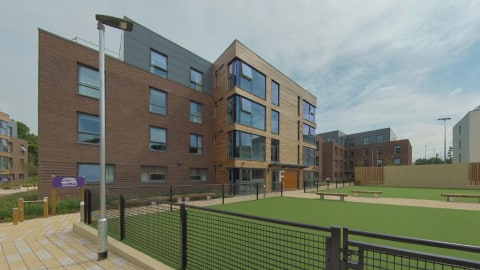 External view of Claudia Parsons halls