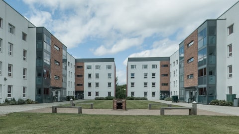 External view of Elvyn Richards halls