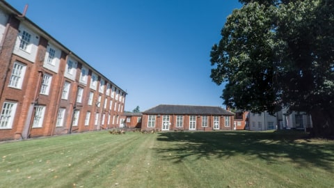 External view of Harry French halls