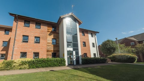 External view of William Morris halls